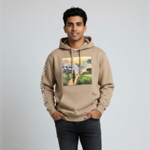 Cordae Lost Boy Hoodie S Tan Rap Hip Hop Album Art Sweatshirt 2019 Music Merch